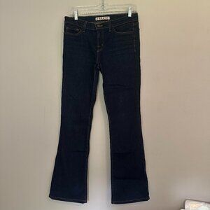 J Brand Dark Wash Mid Rise Bootcut Jeans - 28